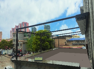 戶外智能防雨折疊篷4