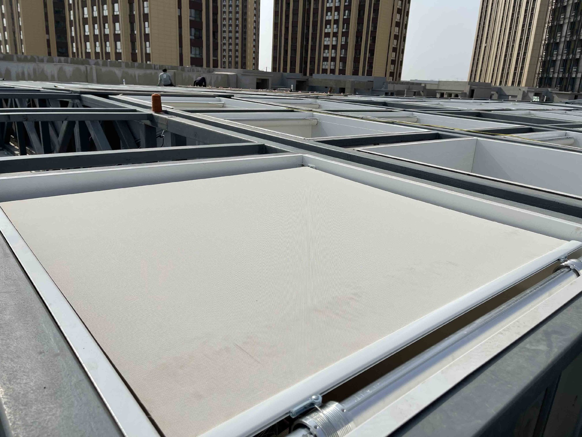 希旭智能內蒙古維多利摩爾城采光頂工程