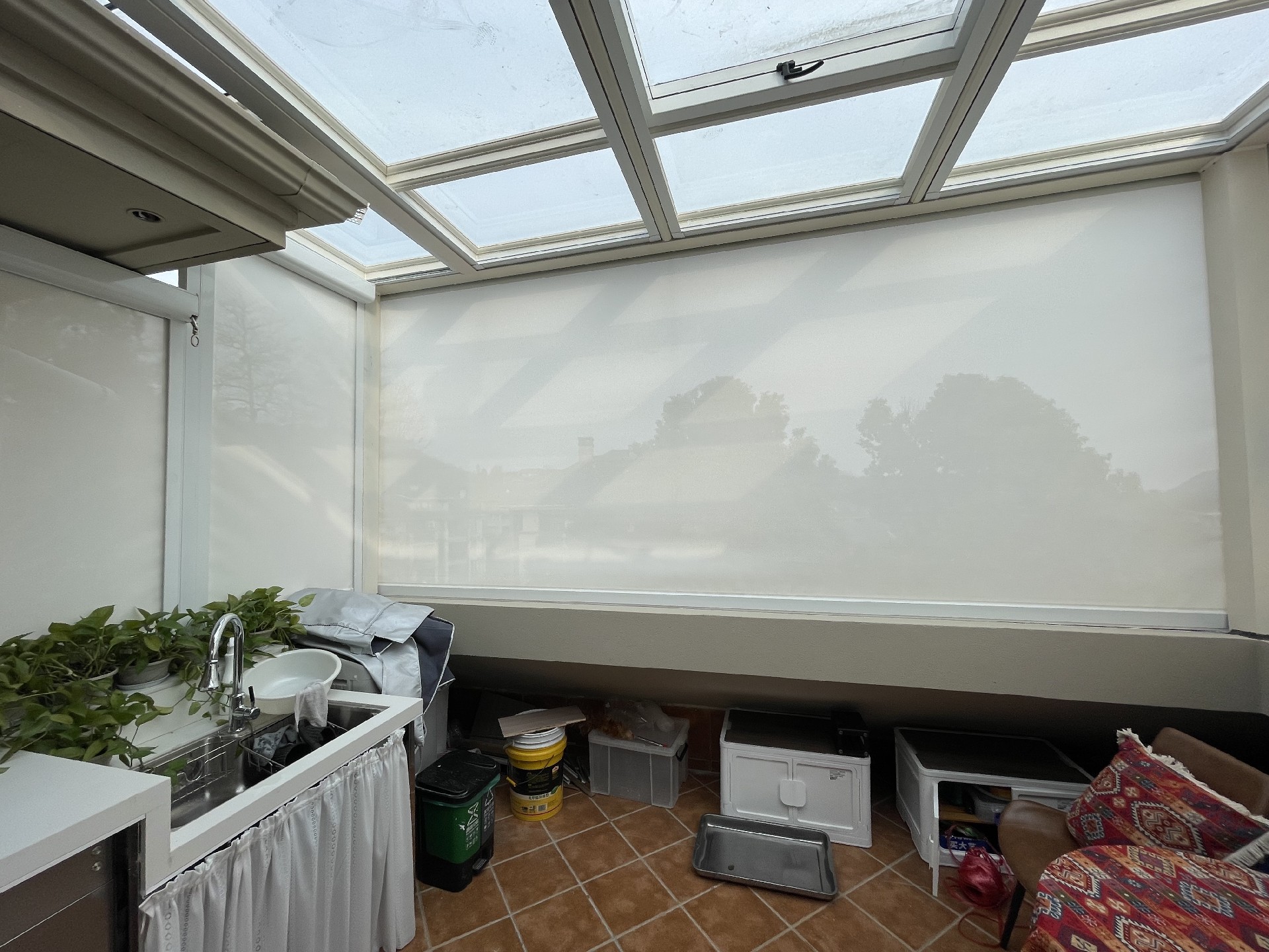 陽光房防風卷簾 陽光房防風卷簾