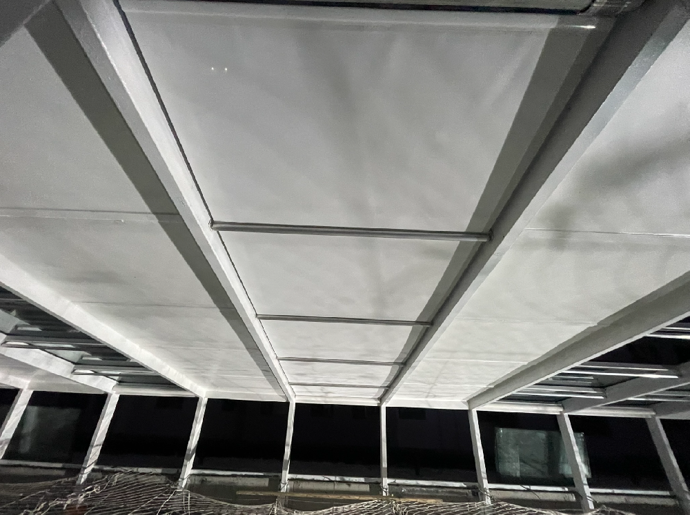 內蒙古巴彥淖爾維多利摩爾城采光頂FSS遮陽簾